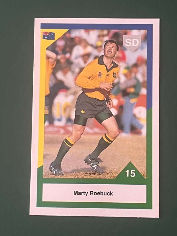 Rugby Card - Marty Roebuck 1992 Sports Deck Rugby Card
