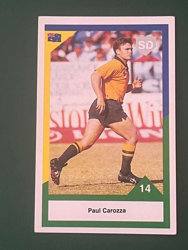 Rugby Card - Paul Carozza 1992 Sports Deck Rugby Card
