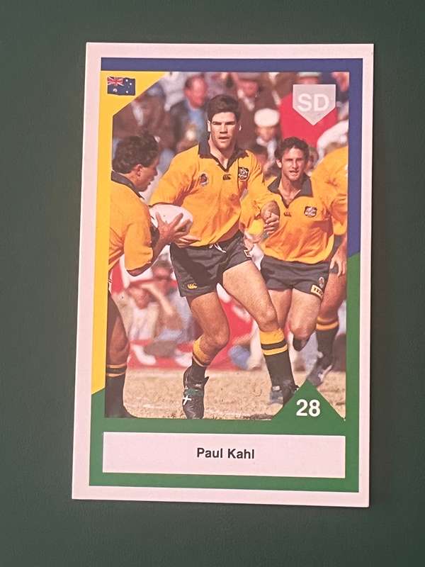 Rugby Card - Paul Kahl 1992 Sports Deck Rugby Card