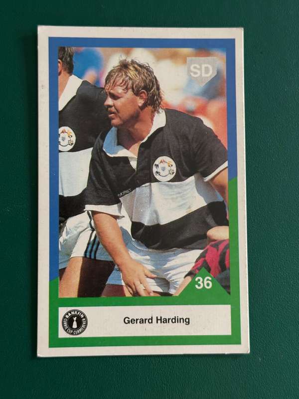 Rugby Card - Gerard Harding 1992 Sports Deck Rugby Card