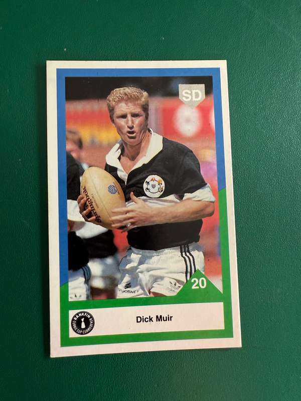 Rugby Card - Dick Muir 1992 Sports Deck Rugby Card