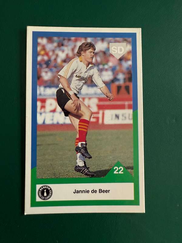 Rugby Card - Jannie de Beer 1992 Sports Deck Rugby Card