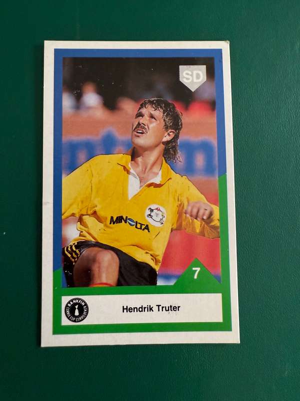 Rugby Card - Hendrik Truter 1992 Sports Deck Rugby Card