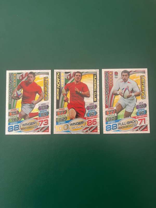 Rugby Cards - 2015 Rugby World Cup Foil Cards (3 * Foil Cards)