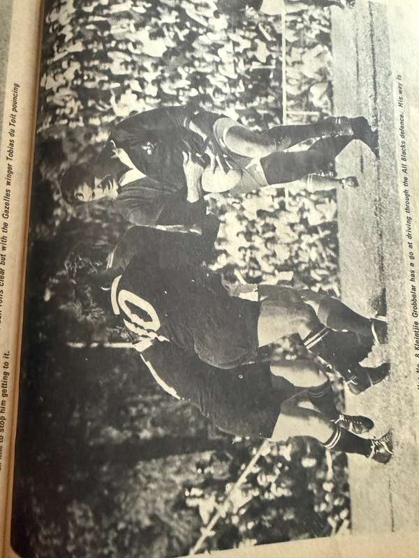 Rugby Supplement - 1970 All Blacks in South-Africa Vol II
