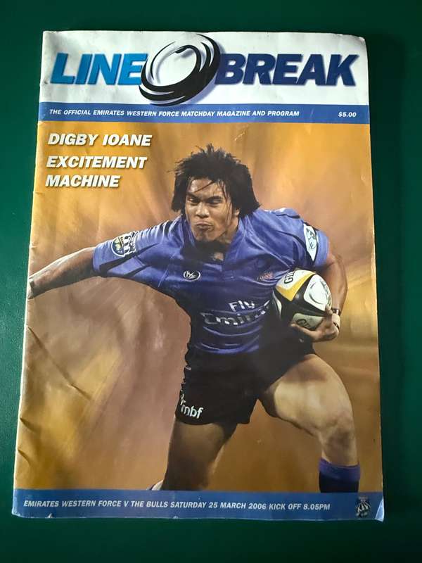 Rugby Programme - Western-Force vs Bulls 25/03/2006