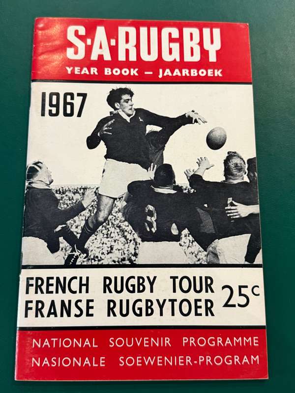 Rugby Book/Booklet- SA Rugby Annual 1967