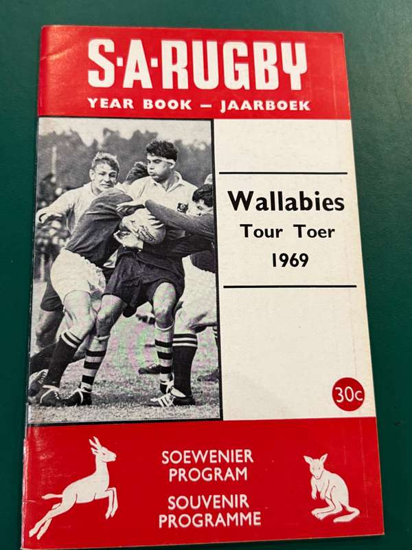 Rugby Book/Booklet- SA Rugby Annual 1969