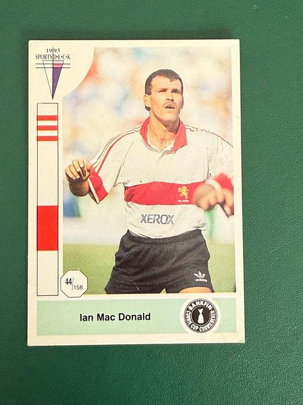 Rugby Card - Ian Macdonald 1993 Sports Deck Rugby Card