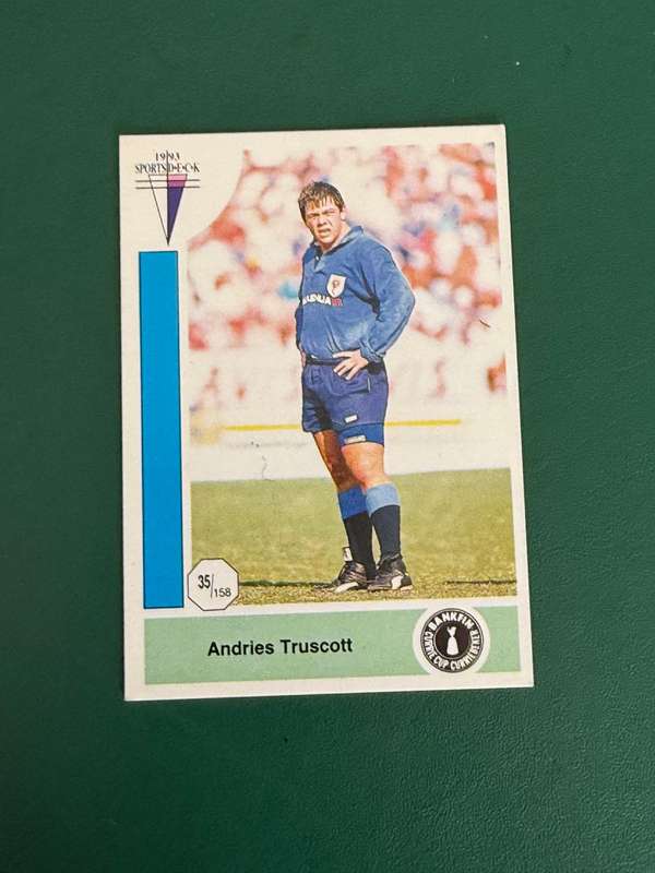 Rugby Card - Andries Truscott 1993 Sports Deck Rugby Card