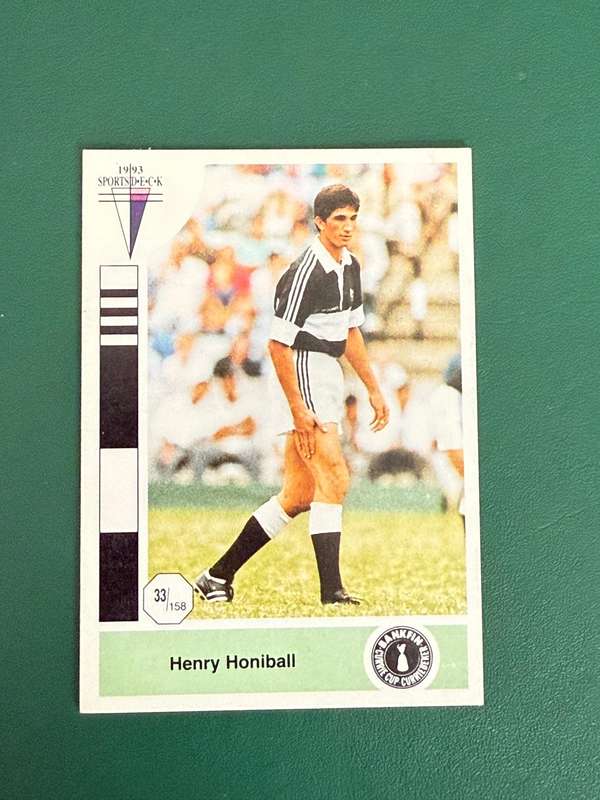 Rugby Card - Henry Honiball 1993 Sports Deck Rugby Card