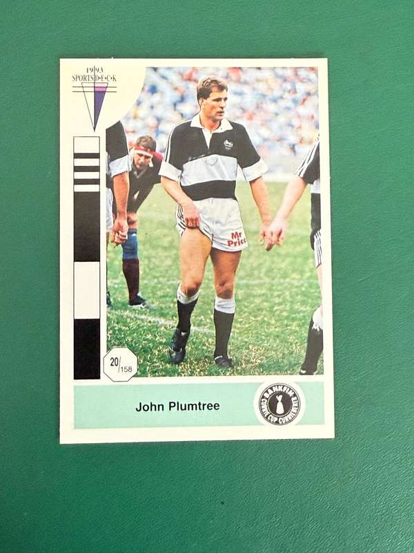 Rugby Card - John Plumtree 1993 Sports Deck Rugby Card