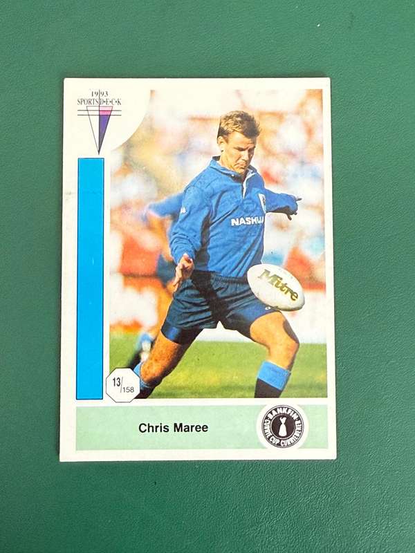 Rugby Card - Chris Maree 1993 Sports Deck Rugby Card