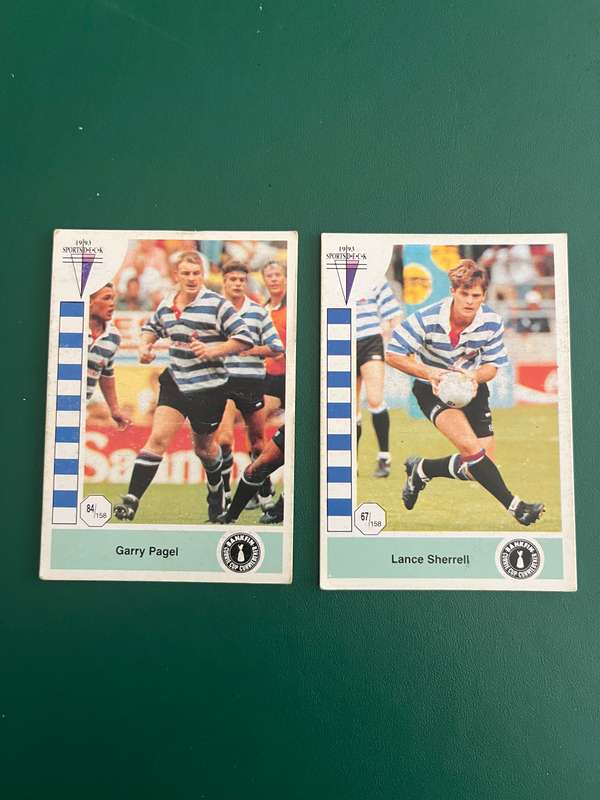 Rugby Cards - 2 * 1993 Sports Deck Rugby Cards (Nr64 and Nr87)