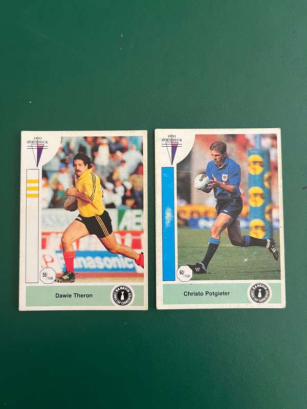 Rugby Cards - 2 * 1993 Sports Deck Rugby Cards (Nr59 and Nr60)
