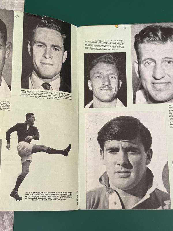 Rugby Programme - Springbok Trials for tour to Australia and New Zealand 1956 (7-14 April 1956)