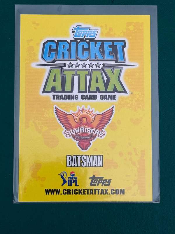 Cricket Card - *SIGNED* JP Duminy 2013 IPL Cricket Attax Cricket Card (Nr38)