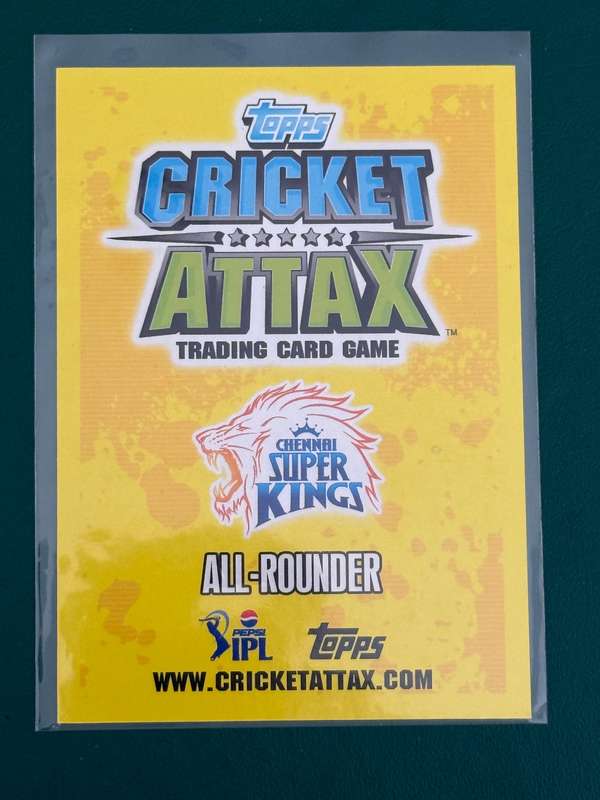Cricket Card - *SIGNED* Faf du Plessis 2013 IPL Cricket Attax Cricket Card (Nr9)