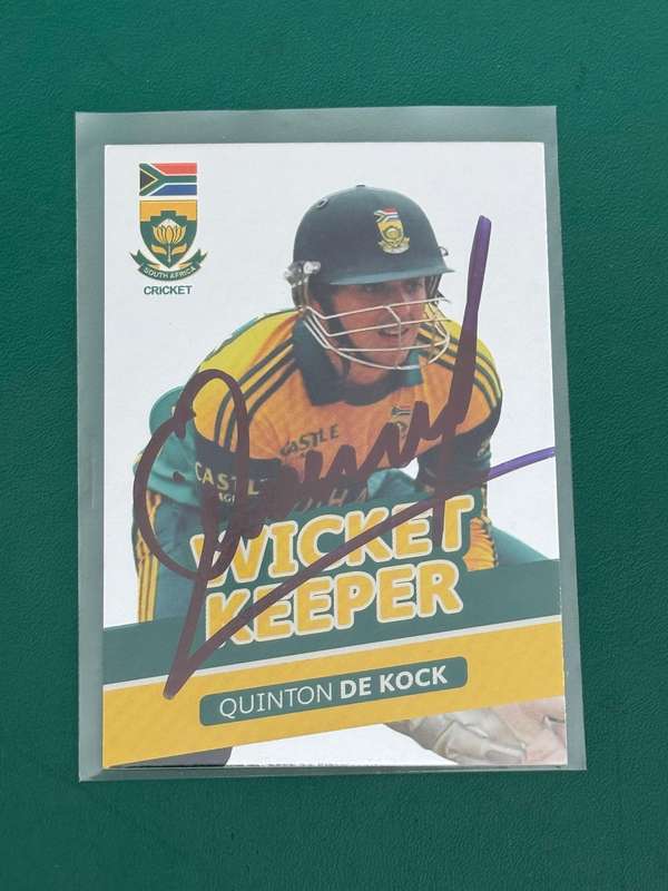 Cricket Card - *SIGNED* Quinton de Kock 2012 Big Ball Foil Card (Nr68)