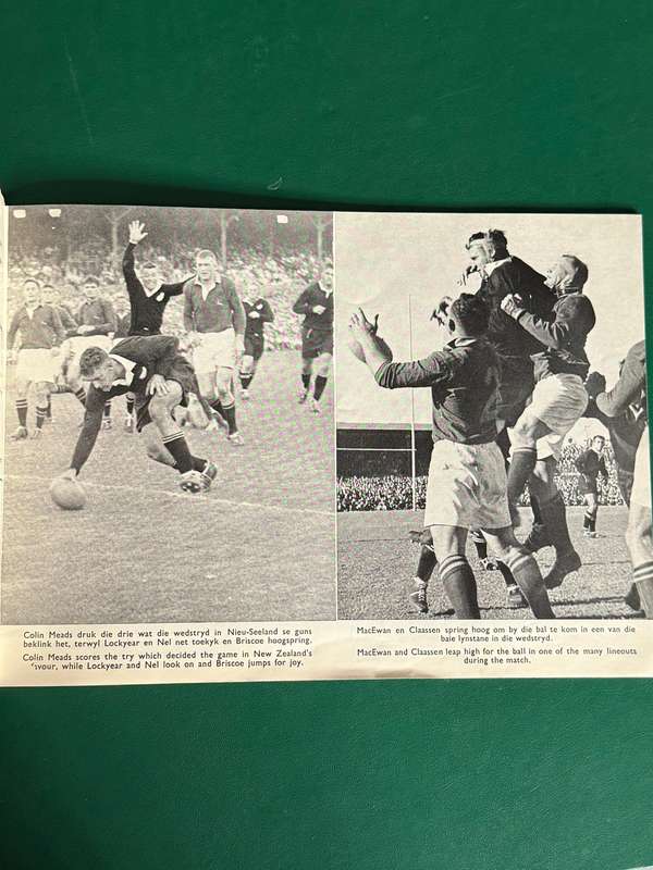 Rugby Booklet - All Blacks Rugby Tour 1960 (Book 3)