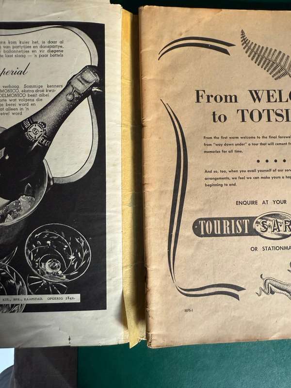 Rugby Booklet - Soevenir Programme All Blacks 1949