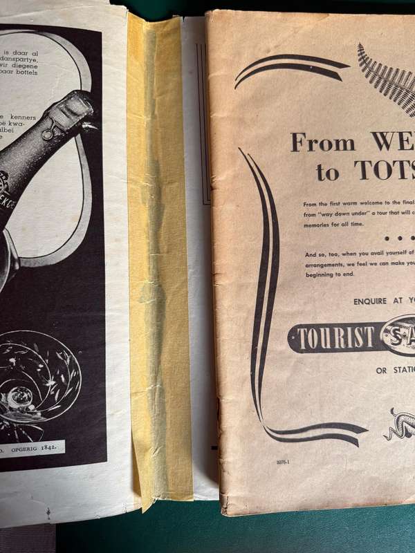 Rugby Booklet - Soevenir Programme All Blacks 1949