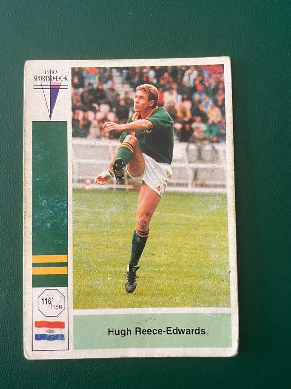 Rugby Card - Hugh-Reece Edwards 1993 Sports Deck Rugby Card