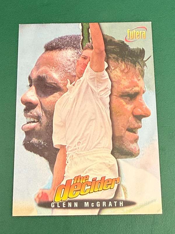 Cricket Card - Glenn Mcgrath (Nr18) 1996 Futera Cricket Card