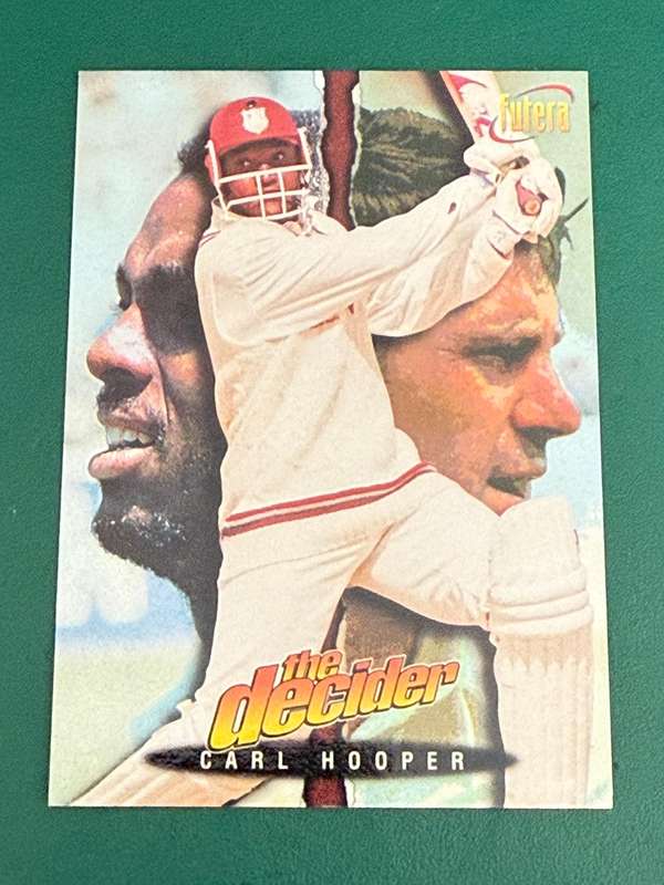 Cricket Card - Carl Hooper (Nr6) 1996 Futera Cricket Card