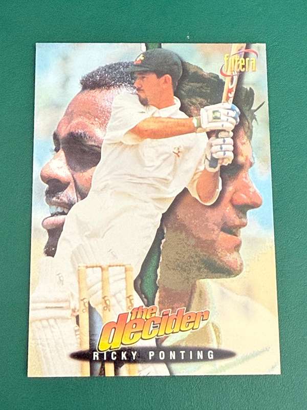 Cricket Card - Ricky Ponting (Nr4) 1996 Futera Cricket Card