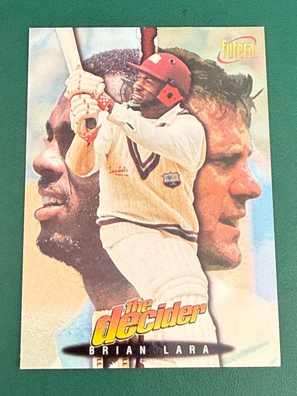 Cricket Card - Brian Lara (Nr3) 1996 Futera Cricket Card