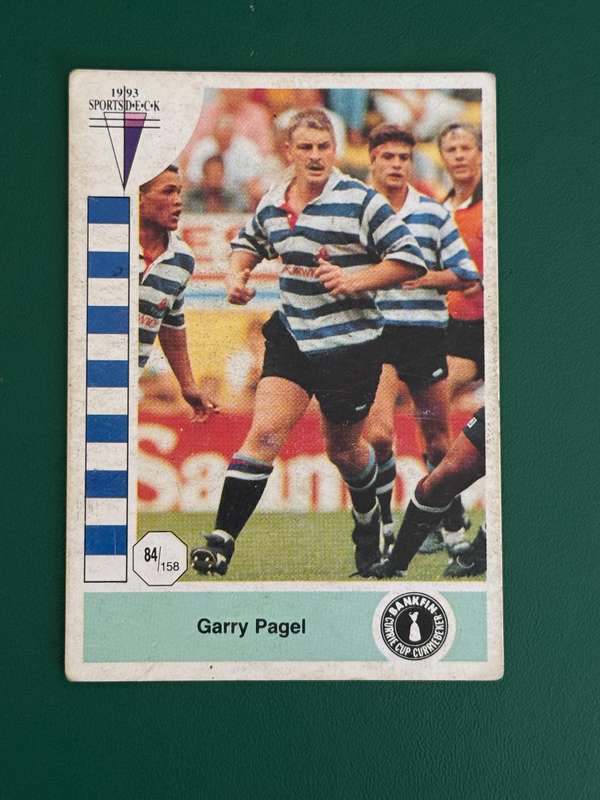 Rugby Card - Gary Pagel 1993 Sports Deck Rugby Card