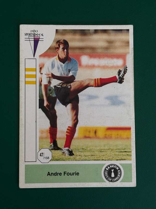 Rugby Card - Andre Fourie 1993 Sports Deck Rugby Card