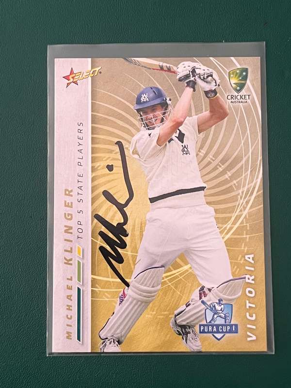 Cricket Card - *SIGNED* George Bailey 2007 Select Cricket Card