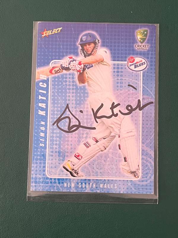 Cricket Card - *SIGNED* Simon Katich 2008 Select Cricket Card