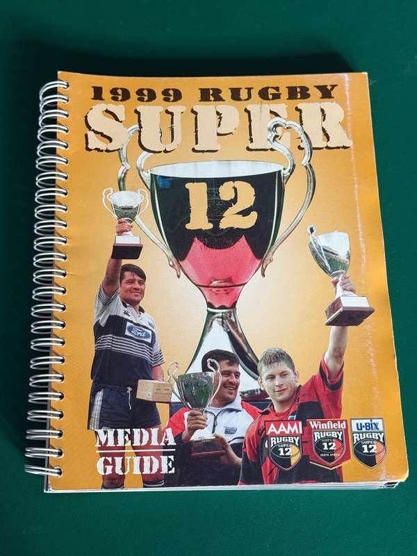 Rugby Book/Media Guide - 1998 Super 12 Media Guide (171 pages)