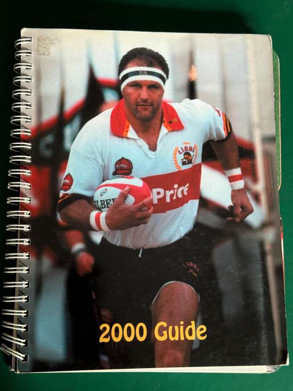 Rugby Book/Media Guide -  2000 Lions Rugby