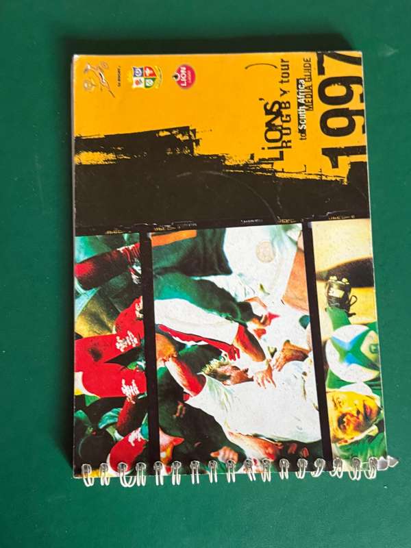 Rugby Book/Media Guide - 1997 British Lions tour of South-Africa (75 pages)