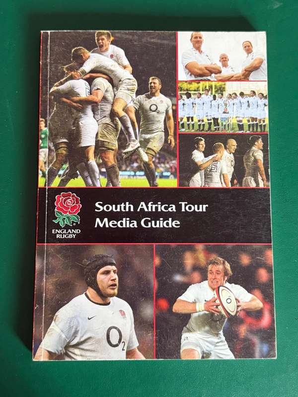 Rugby Book/Media Guide - 2012 England tour of South-Africa (120 pages)
