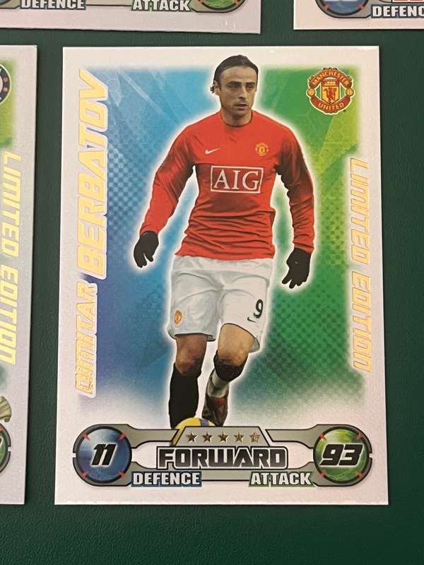 Match Attax Soccer/Football Cards - 2008/2009 English Premiership Limited Edition Cards * 5