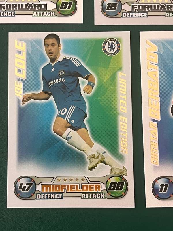 Match Attax Soccer/Football Cards - 2008/2009 English Premiership Limited Edition Cards * 5