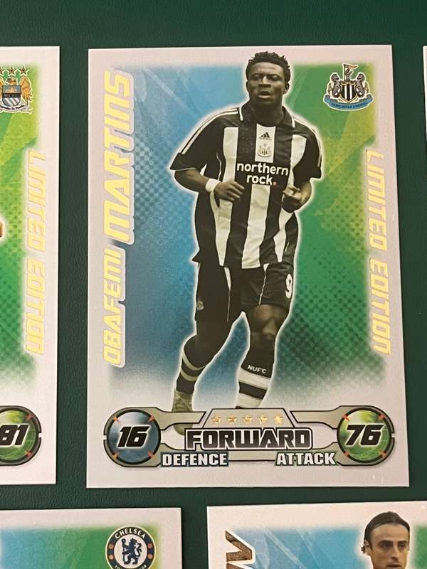 Match Attax Soccer/Football Cards - 2008/2009 English Premiership Limited Edition Cards * 5