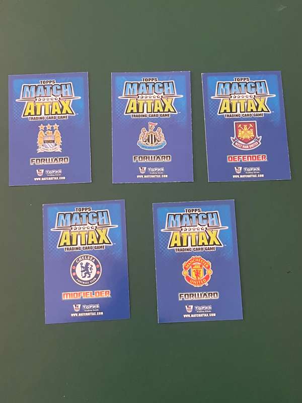 Match Attax Soccer/Football Cards - 2008/2009 English Premiership Limited Edition Cards * 5