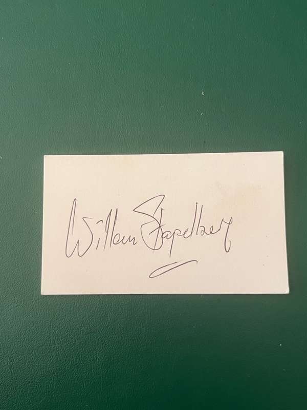 Rugby Signature - Springbok Nr482 Willem Stapelberg