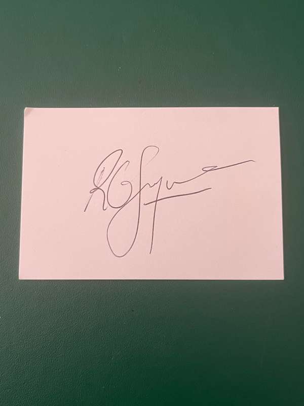 Rugby Signature - Springbok Nr906 RG Snyman