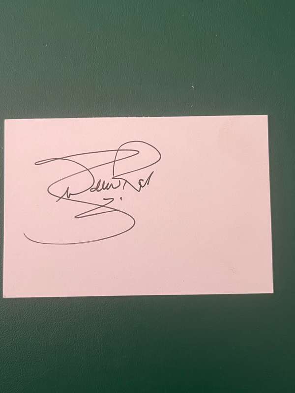 Rugby Signature - Springbok Nr488 De Wet Ras