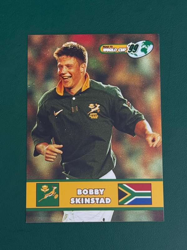 Rugby Card - Bobby Skinstadt 1999 Sports Deck Road to the World Cup Photocard