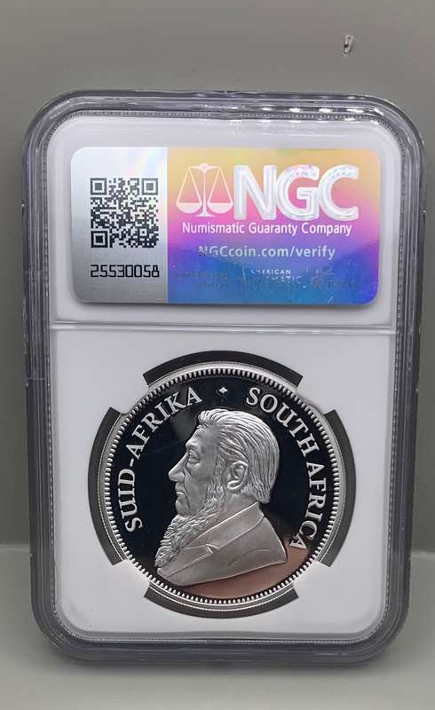 (   HIGHEST PROOF PF70 POSSIBLE  )    2023    KRUGERRAND  COMBINATION  WITH BIG 5  LEOPARD PRIVY