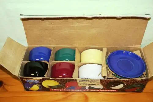 Vintage 1970`s - Ita Bella - Espresso Coffee Cups