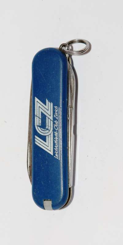 Victorinox - 58mm - Swiss Army Knife - (Classic SD) Blue with logo